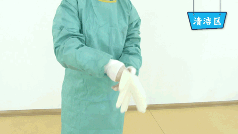 Standard steps on how to wear disposable protective clothing