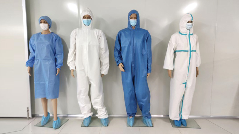 Disposable protective work clothes